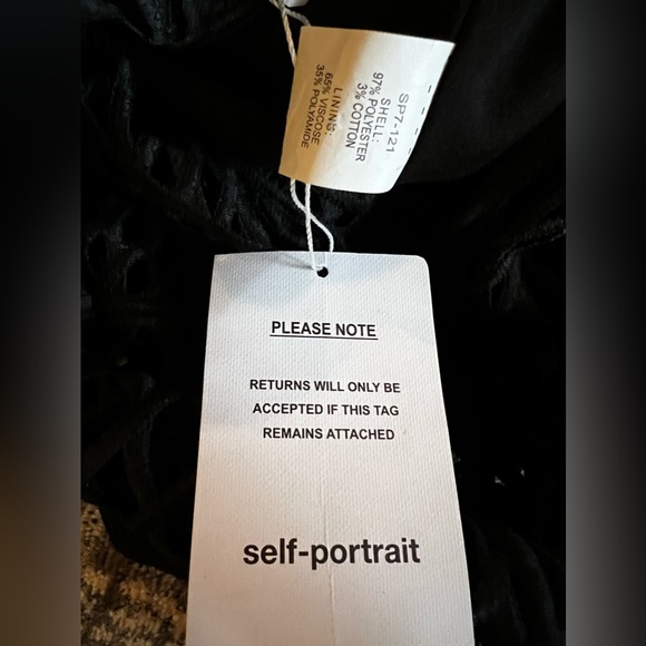 Self Portrait Cutwork Layered dress size 0 NWT - Picture 9 of 11